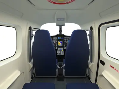 Aircraft Cabin 3D model