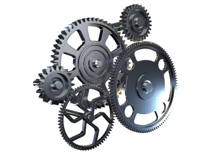 Gear mechanism v2 3D model