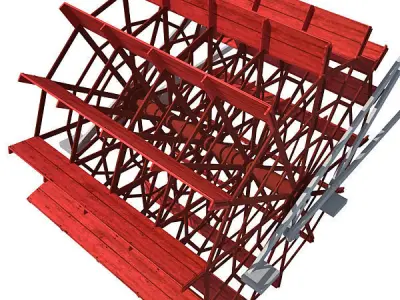 Paddle Wheel 3D model