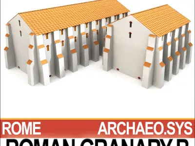 Roman Granary B 3D model