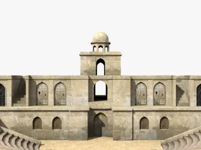 Arab x22 Low-poly 3D model