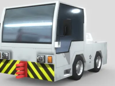 Airport Vehicle Truck Low-poly 3D model