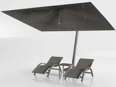 Chaise-longue Malta 3D model