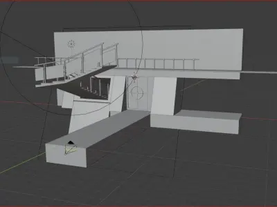 Grunge Door 3D model from hotel  transylvania  3 free Free low-poly 3D model