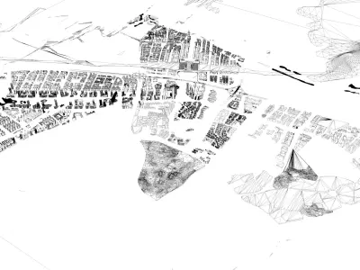 Urban highrise building building ancillary building commercial 3D model