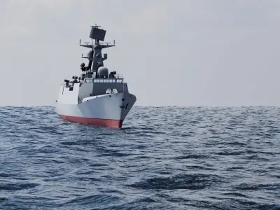 Type 054A frigate Ship Free 3D model