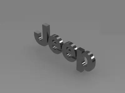 Jeep Logo 3D model