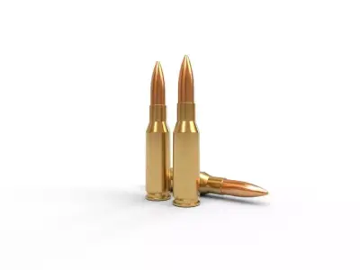 280 British Ammo Low-poly 3D model
