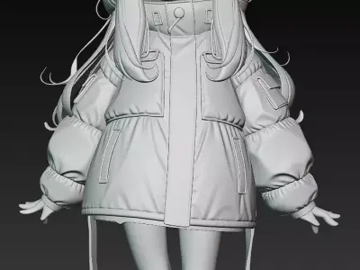 Pragmata game character STL 3D print model