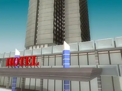 Hotel Rodina 3D model
