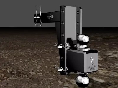Bullet Proof Hitch 3D model