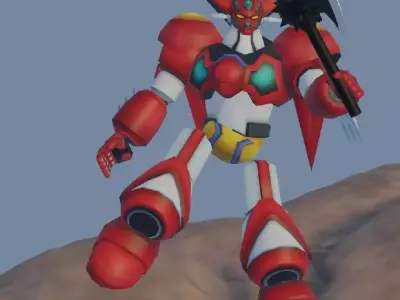 Getter Robo Tomahawk Free 3D model