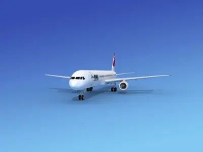 Boeing 757-300 Northwest Airlines 2 3D model