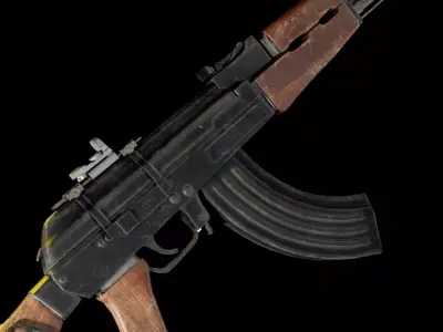ak 47 model  3D model