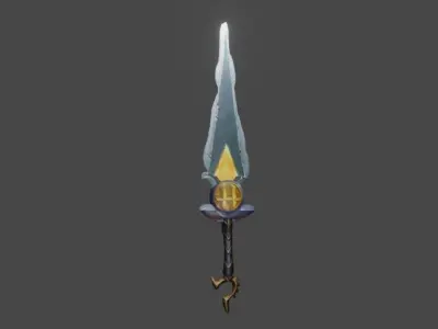 Zeloeman Sword A 63 Low-poly 3D model