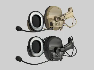 OPS Core AMP Headset Low-poly 3D model
