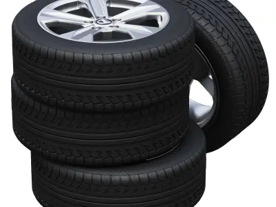 Dacia wheels 3D model