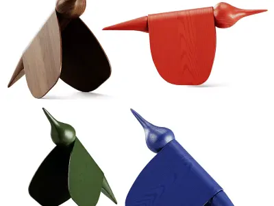 Gazzda Tica Oak Decorative Object 3D model