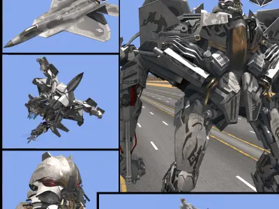 Starscream Ressurection 3D model