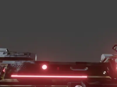 Sci fi Plasma Rifle 3D model