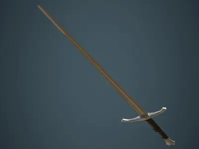 Longsword 1A Low-poly 3D model
