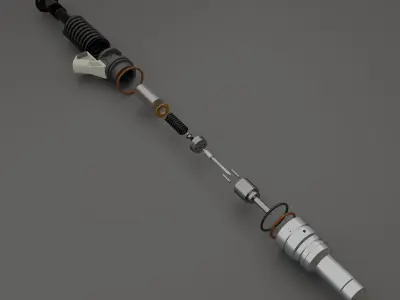 Diesel Injector Unit iFull Assembly 3D model