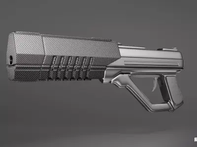 Sci-Fi Weapon Pack  Futuristic Gun Models 3D model