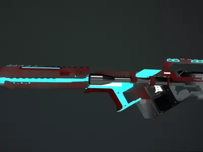 GUN MODEL Free low-poly 3D model