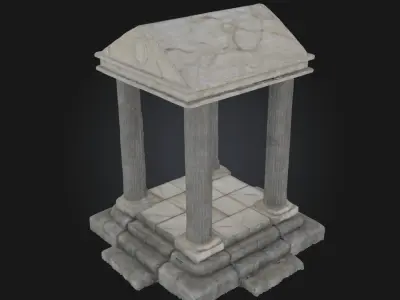 Stone Portal Gateway to the Unknown 3D model