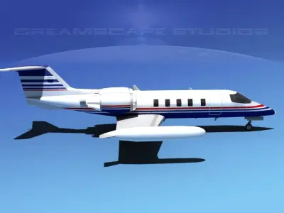 Gates Bombardier Learjet 35 V05 3D model
