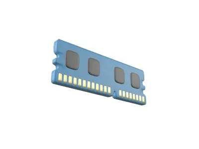 Cartoon Ram v2 002 Low-poly 3D model