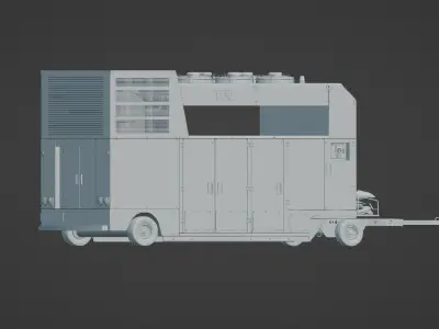 Aircraft Air Conditioning Unit - TLD GF30 Low-poly 3D model