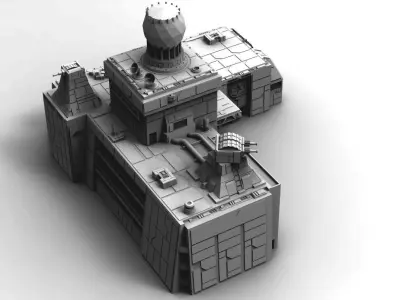 Star Wars - Imperial Military Base 3D model