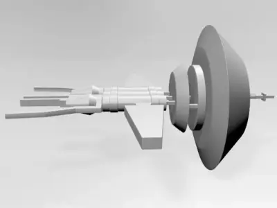 Space Transport 01 3D model