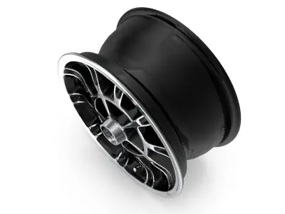Shelby GT6 10-Spoke Alloy Wheel 3D model