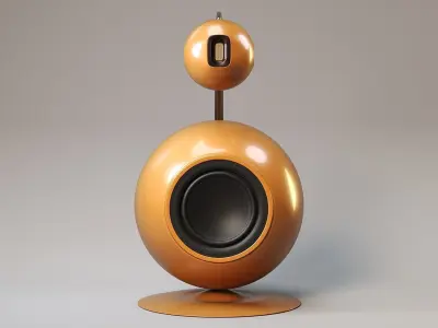 Floor Standing Audio Speaker 3D model