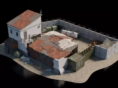 Warzone - Temp Garage 3D model