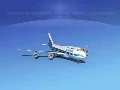 Boeing 747-400 Aerolineas Argentinas 3D model