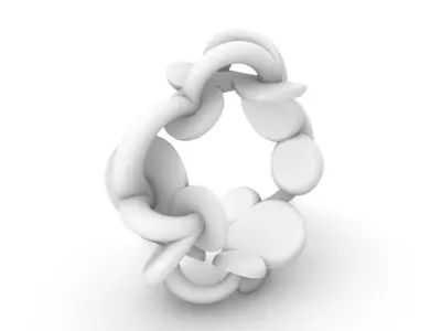 watching a fly over water Ring 3D print model