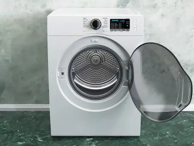 Front Load Dryer Standard 3D model