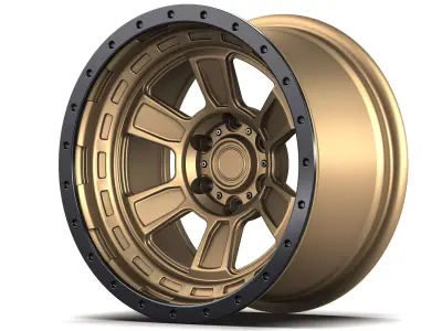 AVS Rhino II 6x6 Wheels 3D model