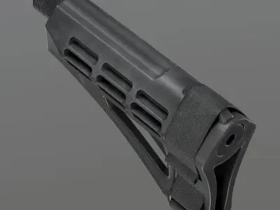 Tactical Brace Low-poly 3D model