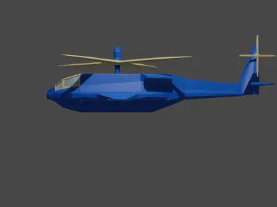 Helicopter 3D model