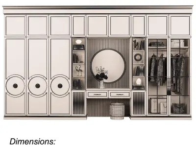 Furniture Composition 92 part 2 3D model