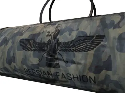 military backpack-bag sport Low-poly 3D model