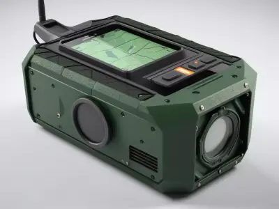 Rugged Military Tactical Observation Device 3D model