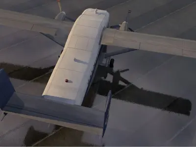 Short SC 7 Skyvan or Flying Shoebox 3D model