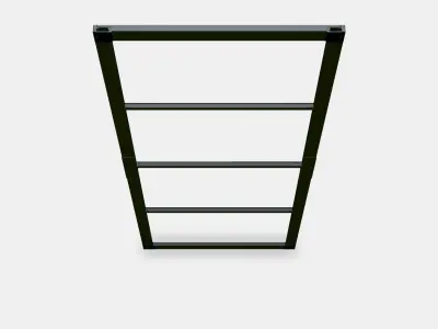 SKYTTA Sliding door frame 10 Low-poly 3D model