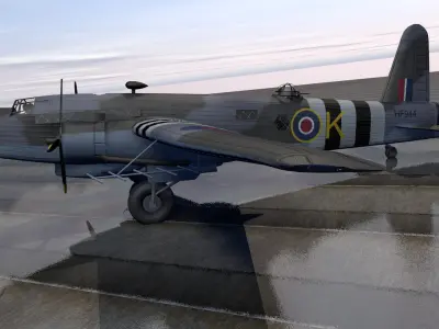 Vickers Warwick ASR-1 3D model