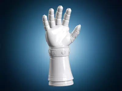 Sci-Fi Gauntlet 3D Print Model 3D print model
